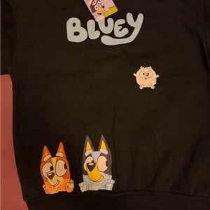 Bluey Black Sweatshirt for Unisex Size